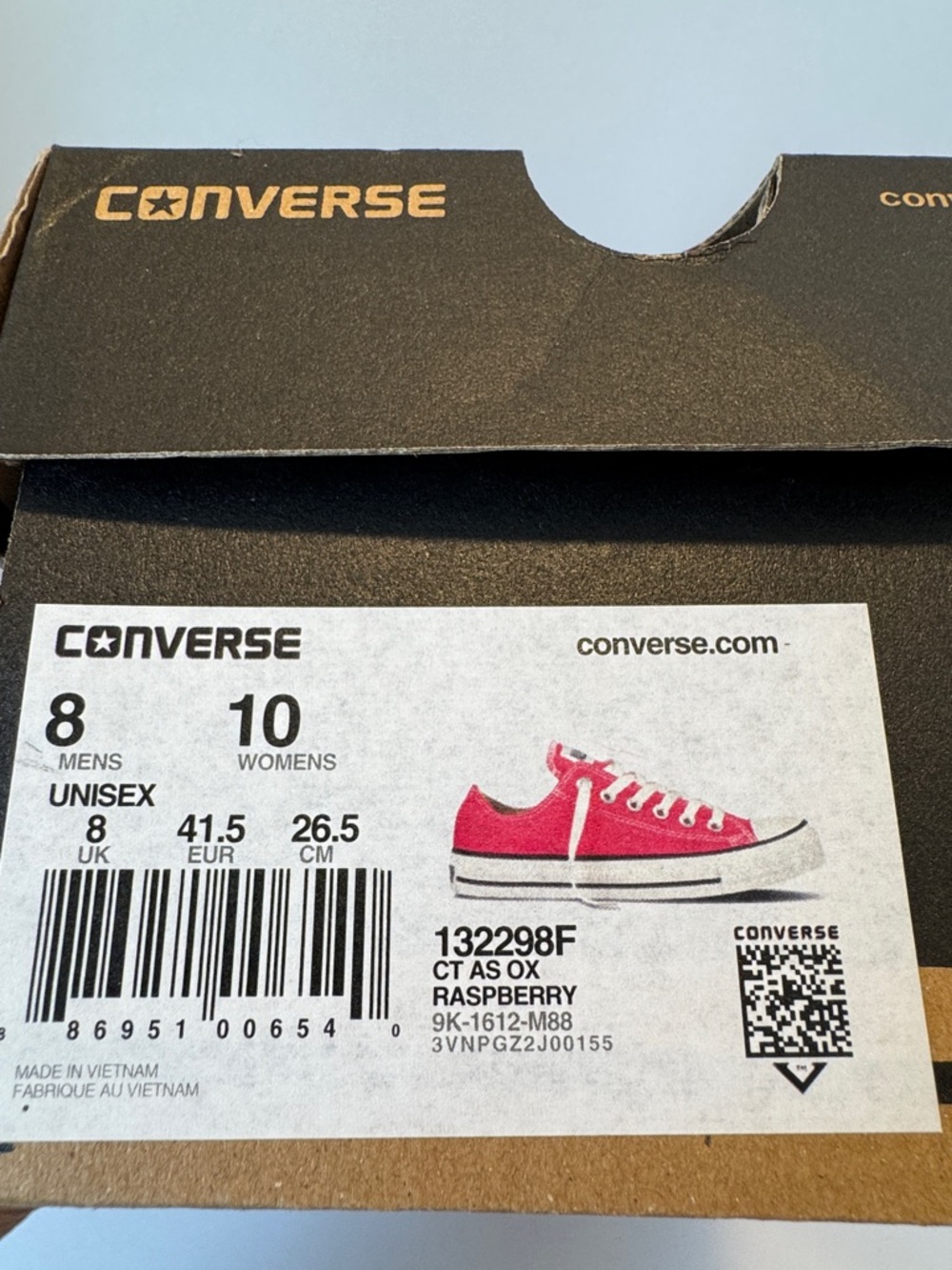 Converse Chuck Taylor All Stars Low Profile Sneakers in Raspberry - Picture 5 of 5